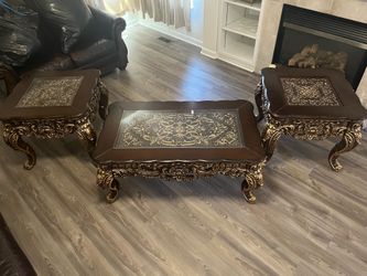 3-Piece Living Room Table Set