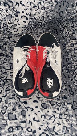 Vans Low-Top Sneakers Black/White/Red