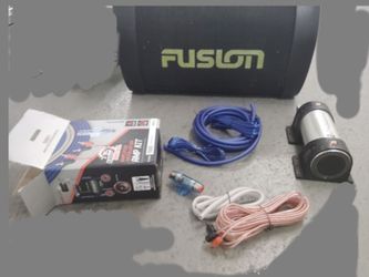 SUBWOOFER 12 INCHES, CAPACITOR AND WIRING KIT