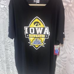 Men’s Iowa Hawkeyes Pinstripe Bowl Game T Shirt