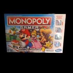 Monopoly: Super Mario Brothers game

Nintendo gamer board game. Excellent shape. Complete. Gamer