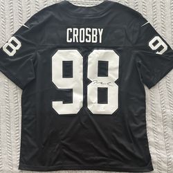 Max Crosby Signed Las Vegas Raiders Authentic Nike Engineered Jersey Fanatics