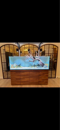 UNS 180U Fish Tank / Aquarium, Stand, Lights and Accessories