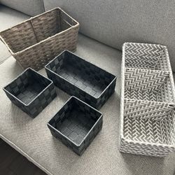 Small Storage Organizers Baskets