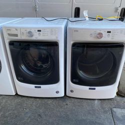 SET WASHER AND DRYER MAYTAG 🍂SIDE BY SIDE -STACKABLE🍂 🆓️FREE DELIVERY 🆓️ 