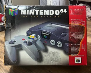 Nintendo N64 consoler w/ Box