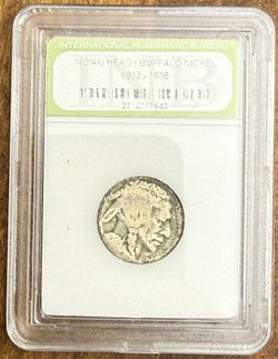 No Date Buffalo Nickel Certified By International Numismatic Bureau #2