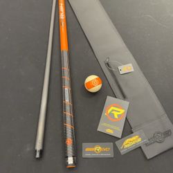 predator cue break cue bkrush orange