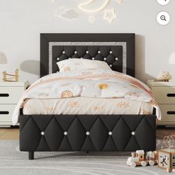 Black Twin Bed Frame 