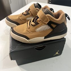 Jordan Spizike Low -Size 13c - Flax/Black/Sanddrift/Baroque Brown)