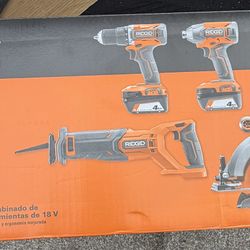 RIDGID R96255 5-Tool Combo Kit