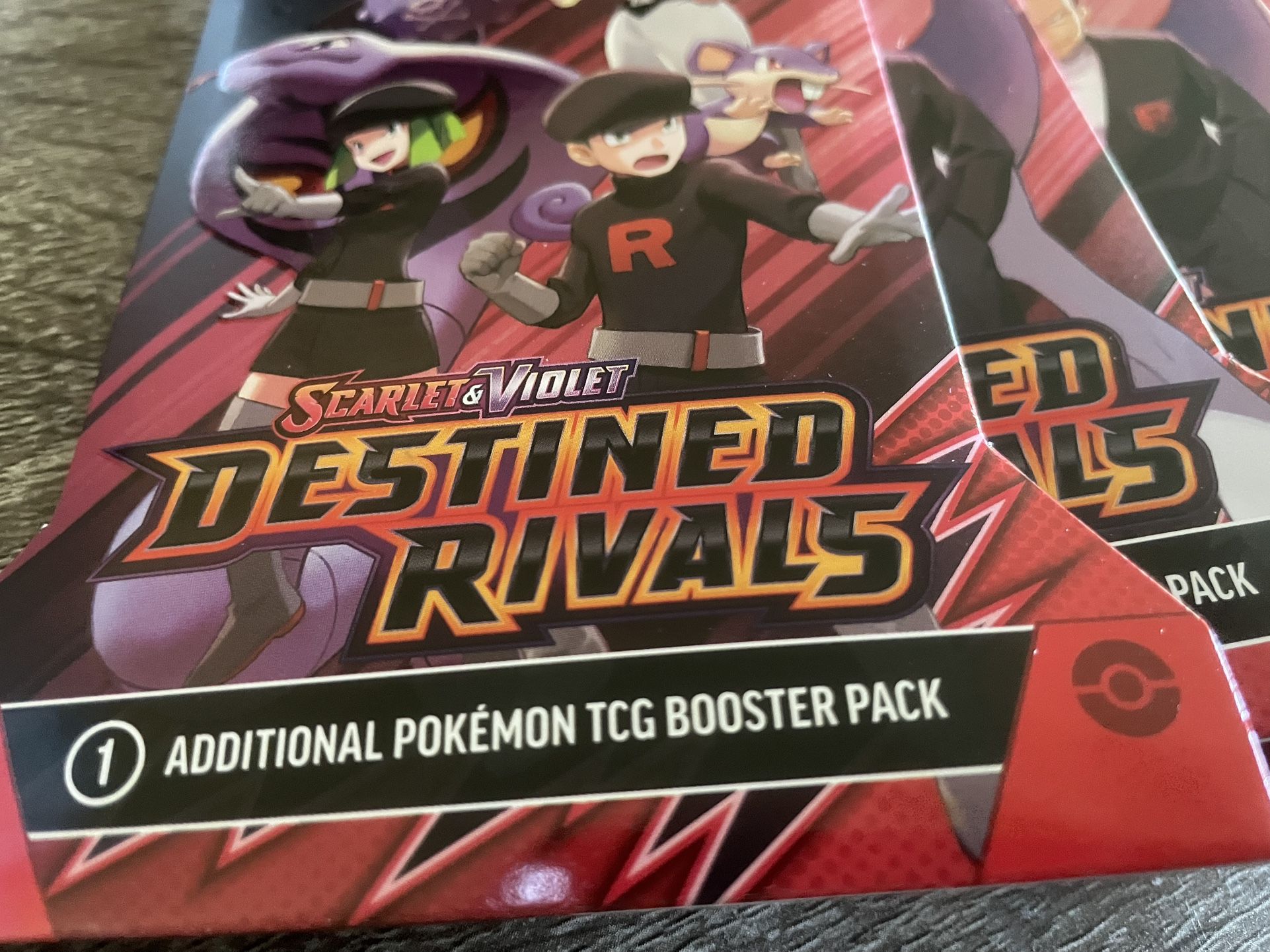 Pokemon Cards - Destined Rival Blisters 4X Packs
