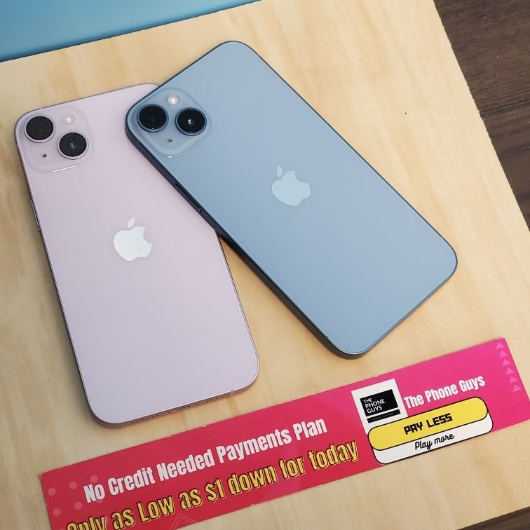 Apple iPhone 14 Plus 5G - $1 DOWN TODAY, NO CREDIT NEEDED
