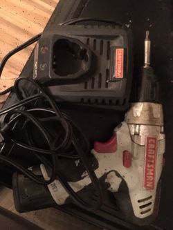 Craftsman cordless drill battery and charger