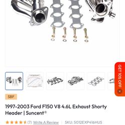 Ford 4.6L Year 1997-year 2003 Stainless Steel Headers