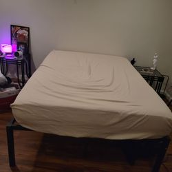 Full bed mattress and frame