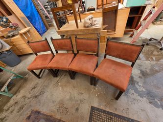 Four dining chairs