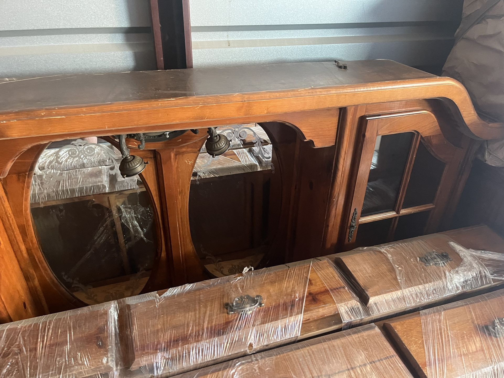Wood Bed Frame And Head Board