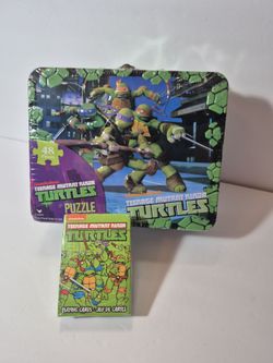 New & Sealed! -TMNT Lunchbox 3D - plus puzzle inside included