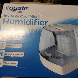 ✨️ Equate Invisible Cool Mist Humidifier, Requires Filter, 1.1 Gallon whsE