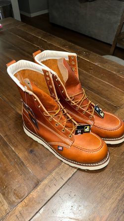 Brand New Thorogood Work Boots steel toe by by size 10 Tan