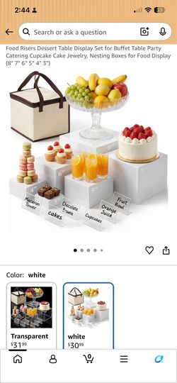 Dessert stands
