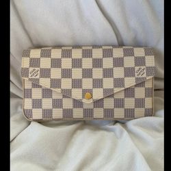 Louis Vuitton Brown Felicie Pochette Damier Canvas Crossbody Bag
