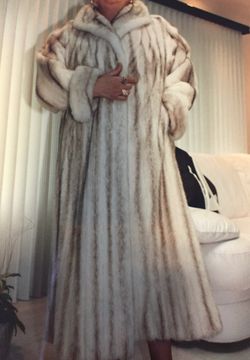 Mink & Crystal Fox Furs - Full length