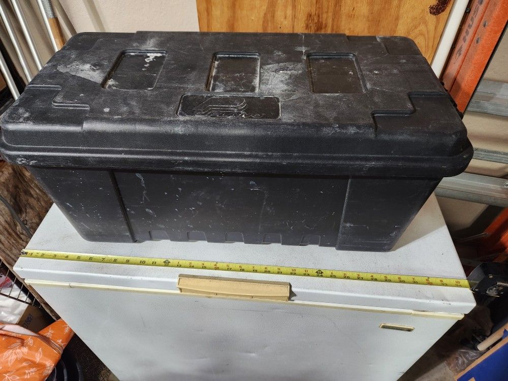 17-Gal. Storage Box in Black