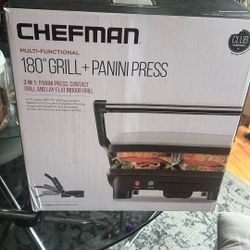 Chefman 180 Grill+ Panini Press 