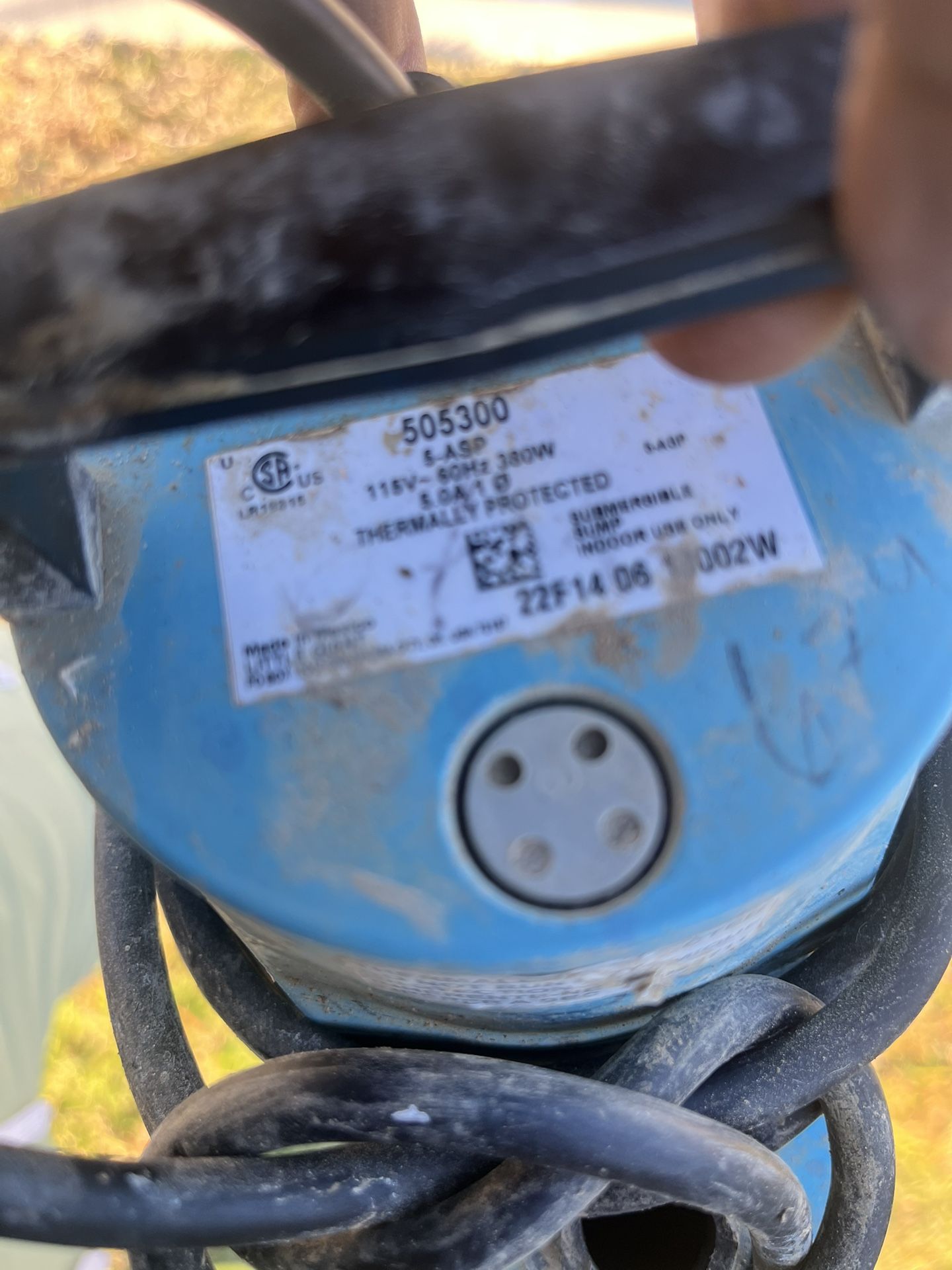 Sewage Pump Little Giant