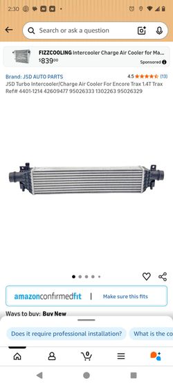 1.4 turbo intercooler