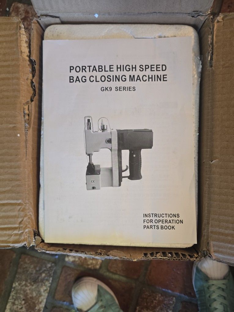 Portable High Speed Bag Closing Machine