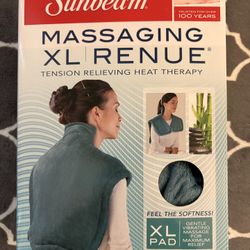 Sunbeam XL Massaging Heating Pad