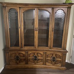 Solid Wood China Cabinet 