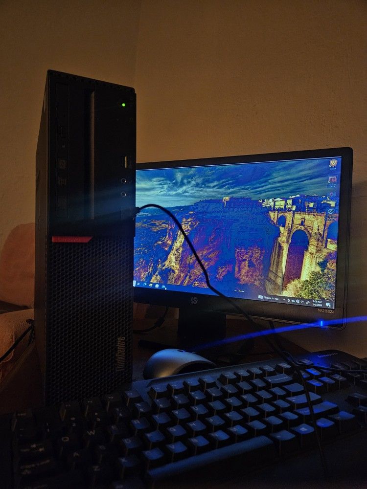 Lenovo PC (Comes With Monitor, Keyboard, And Mouse)