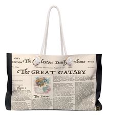 The Great Gatsby Theme  Heavy Duty Tote Bag