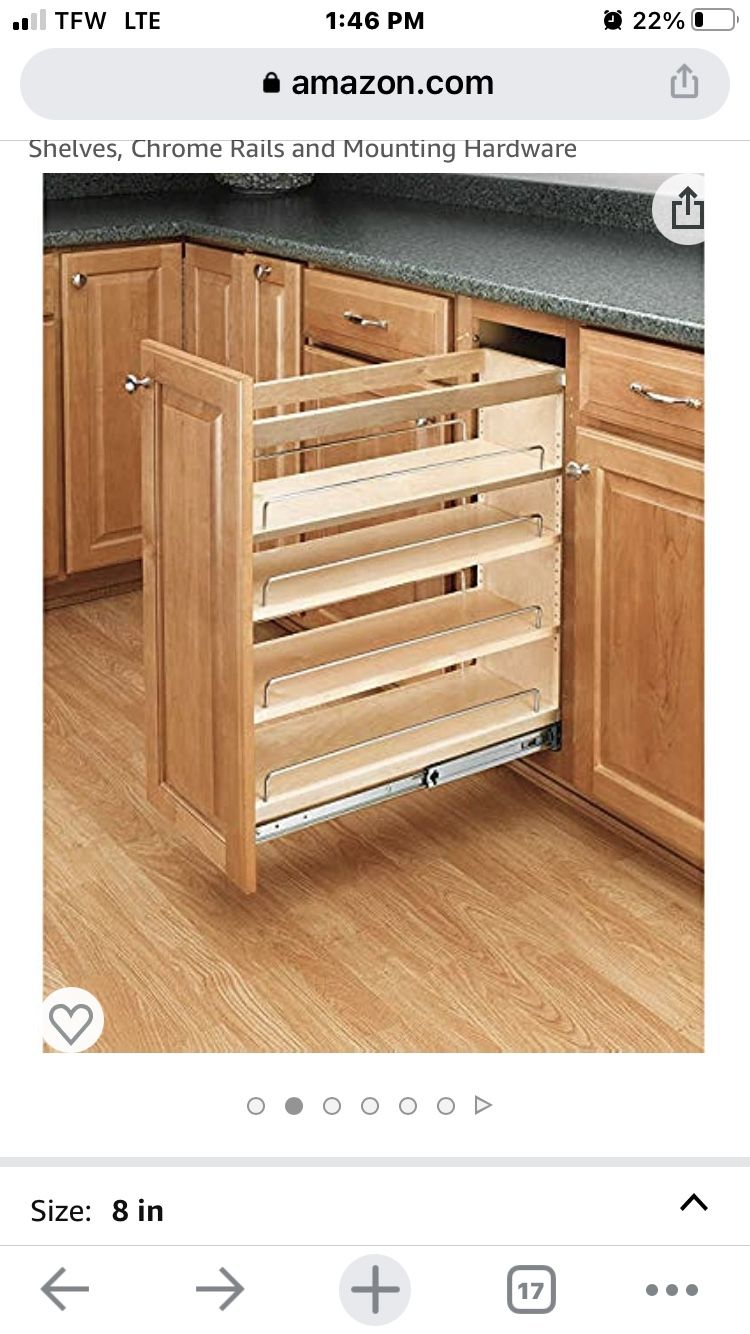 Rev-A-Shelf 8 Inch Pullout Organizer
