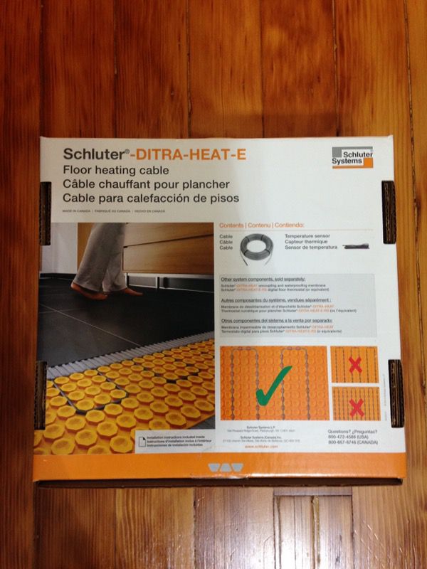 Schluter Ditra Heat E Floor Heating Cable For Sale In Berkeley Ca