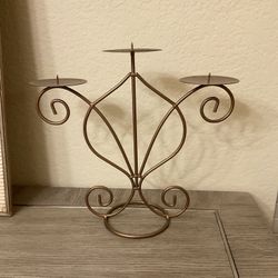 Set Of Two Candle Holders 12” Tall