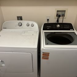 Whirlpool washer and dryer