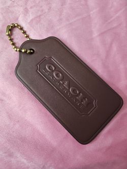 Coach XL handbag tag