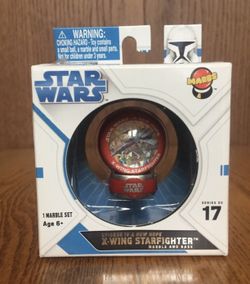 Star Wars Marbs Series 2 #17 Episode IV A New Hope X-wing Starfighter Marble and Base Set Brand New Box