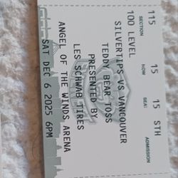 Silvertips Tickets Dec 6th