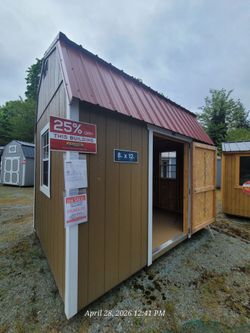 CLEARANCE 8x12 Lofted Barn Shed
