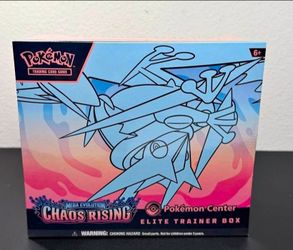 Chaos Rising ETB Pokemon Center New