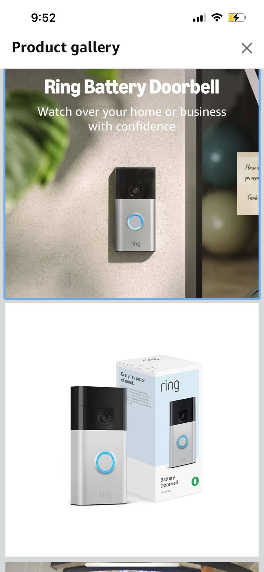 Ring Doorbell And Chime