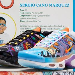 Nike Air Max Plus Doernbecher “Sergio” Sz 3.5 Men