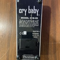 Dunlop GCB-95 Cry Baby Wah Guitar Pedal  $75