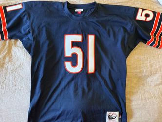 Dick Butkus #51 Chicago Bears 1966 Throwbacks Mitchell Ness Jersey 48 XL